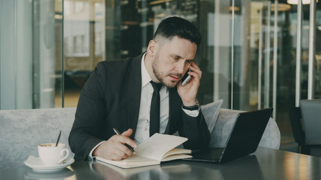 Confused business man try deside which loan to apply, SBA loans or alternative